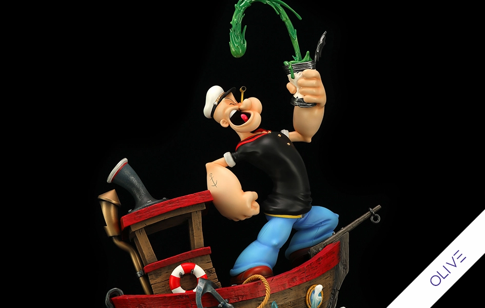School Project Popeye (Olive Boat) 1/6 Scale Statue