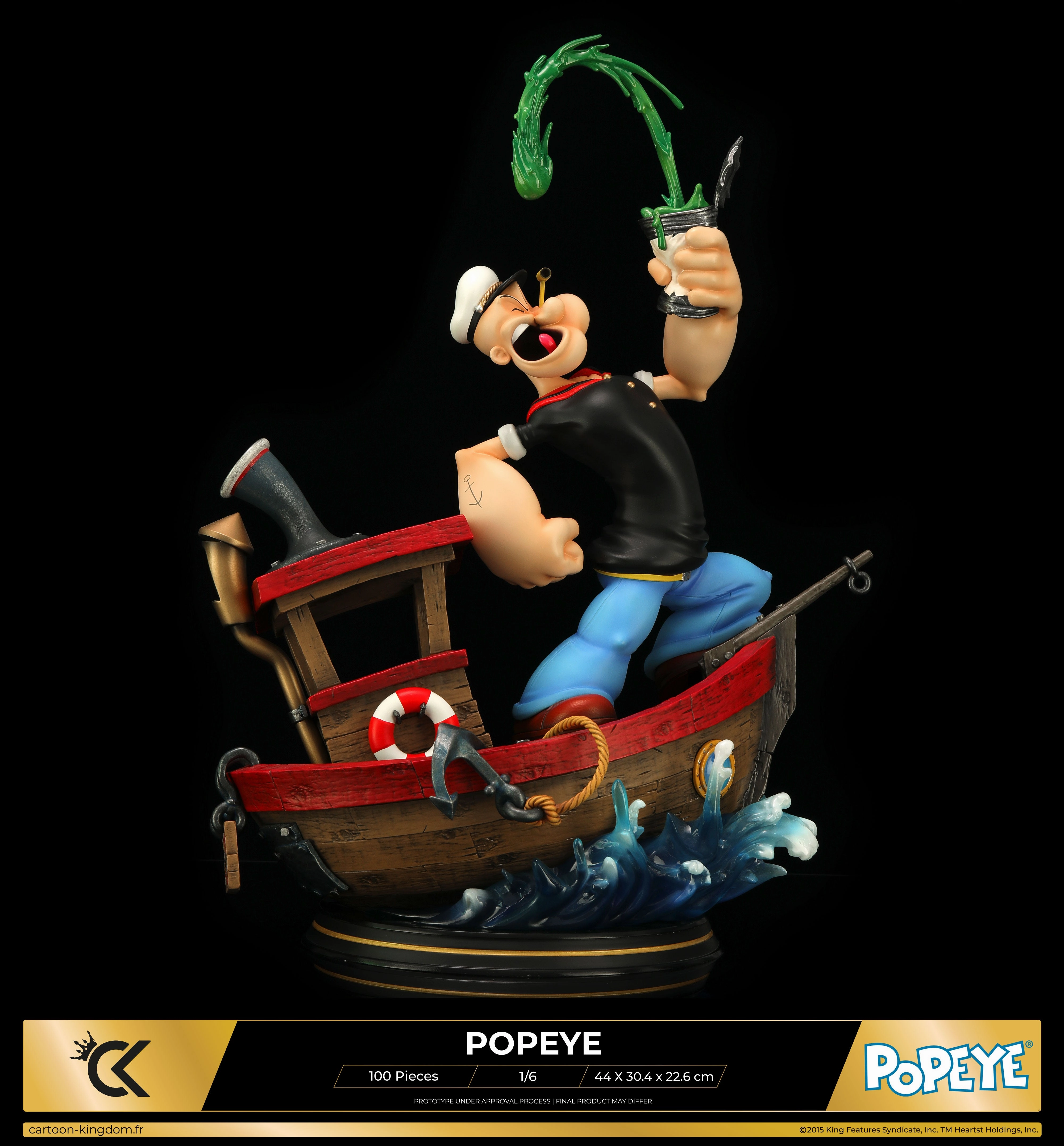 Popeye (Olive Boat) 1/6 Scale Statue Custom Arrangement