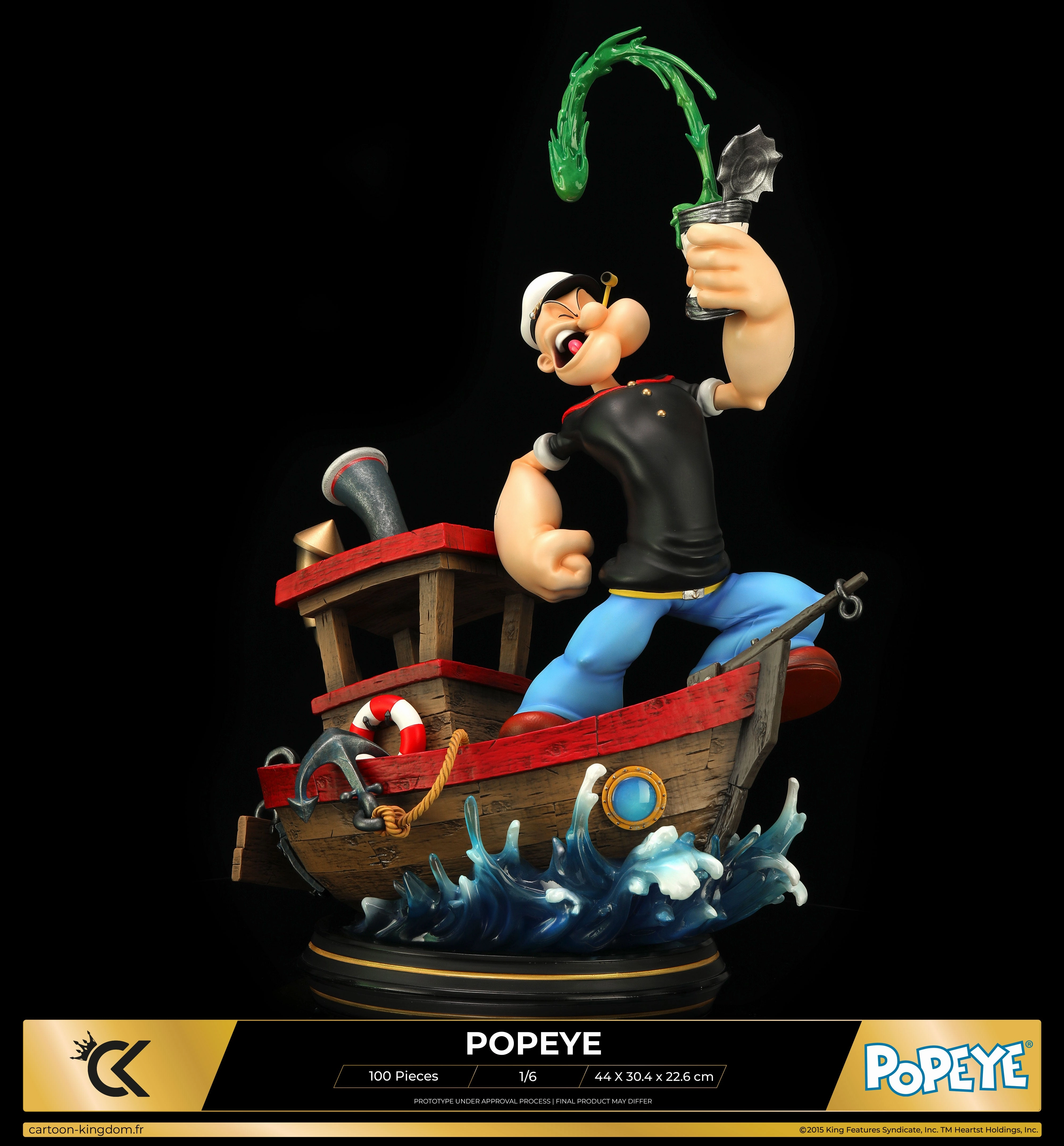 Bathroom Accent Hobbyist Community Popeye (Olive Boat) 1/6 Scale Statue