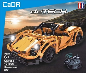 Celebrity Cameo Porsche 918 Racing Car Building Blocks Set