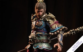 Black Myth: Wukong - Sun Wukong (Silicone Head) Life-Size Statue Desktop Toy