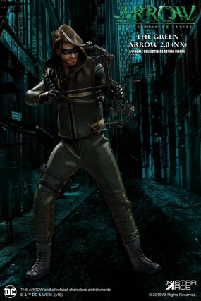1:8 Oliver Queen the Green Arrow 2.0 DX Version Action Figure Accessibility Options