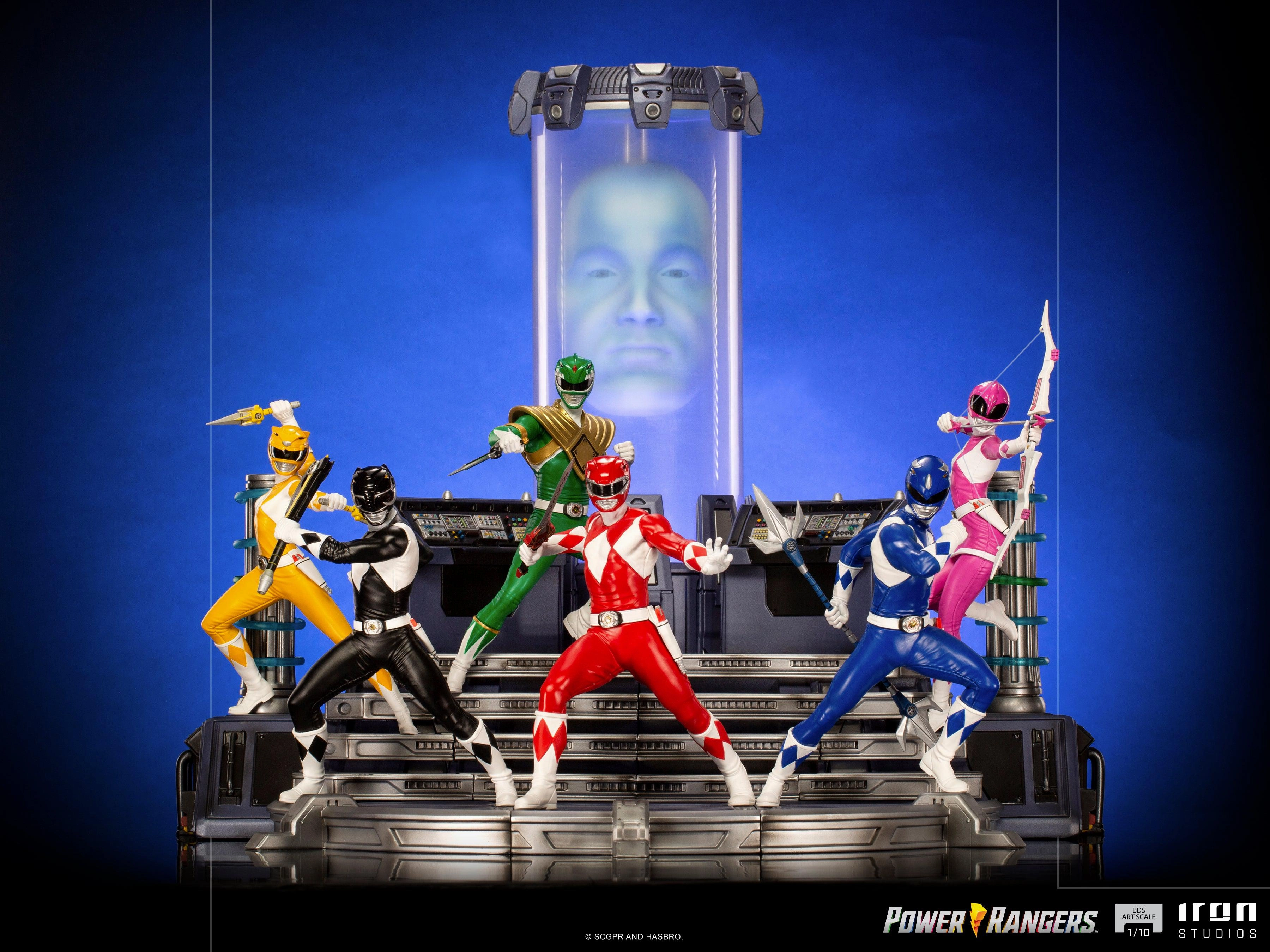 Power Rangers BDS Art Scale 1/10 Fireplace Mantel