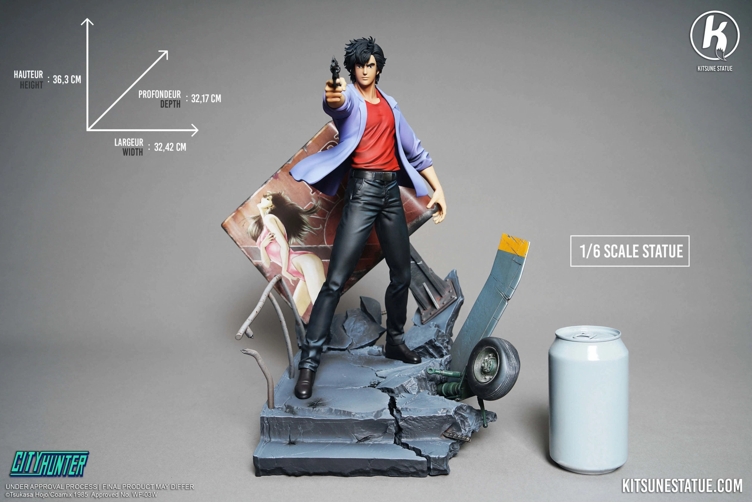 City Hunter - Ryo Saeba 1/6 Scale Statue Coastal Decor Hobbyist Community