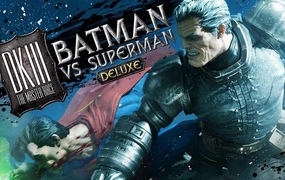 TV Series DKR Batman Vs Superman DELUXE Statue