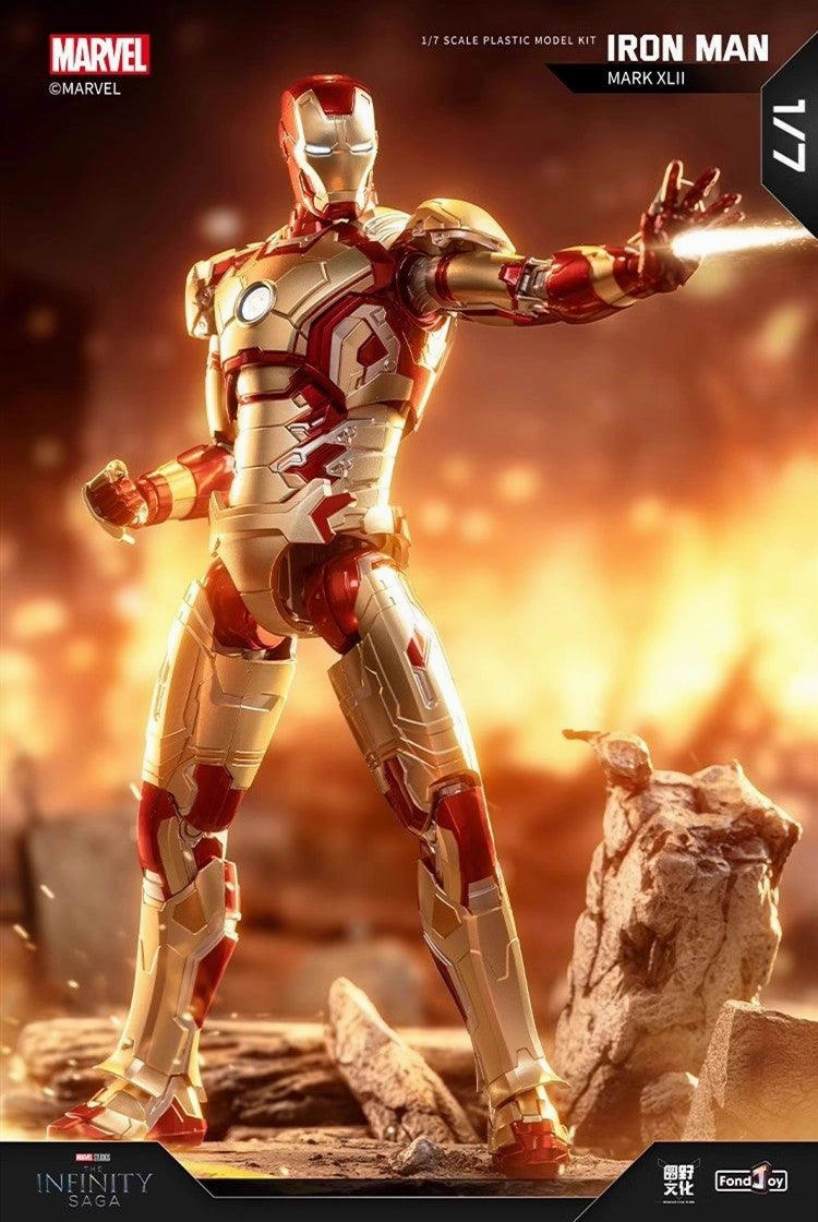 Active Forums Adventure Quest 1:7 Iron Man Mark XLII Mk42 Action Figure Assembly Kit