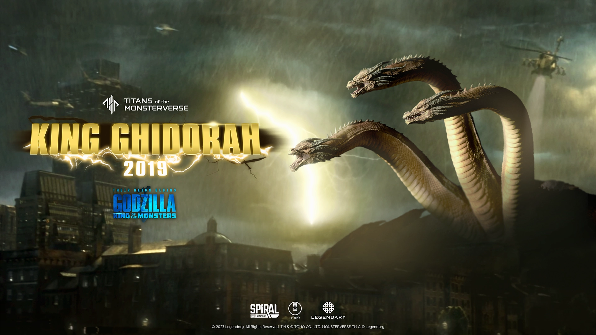 King Ghidorah 2019 Statue Kitchen Decor