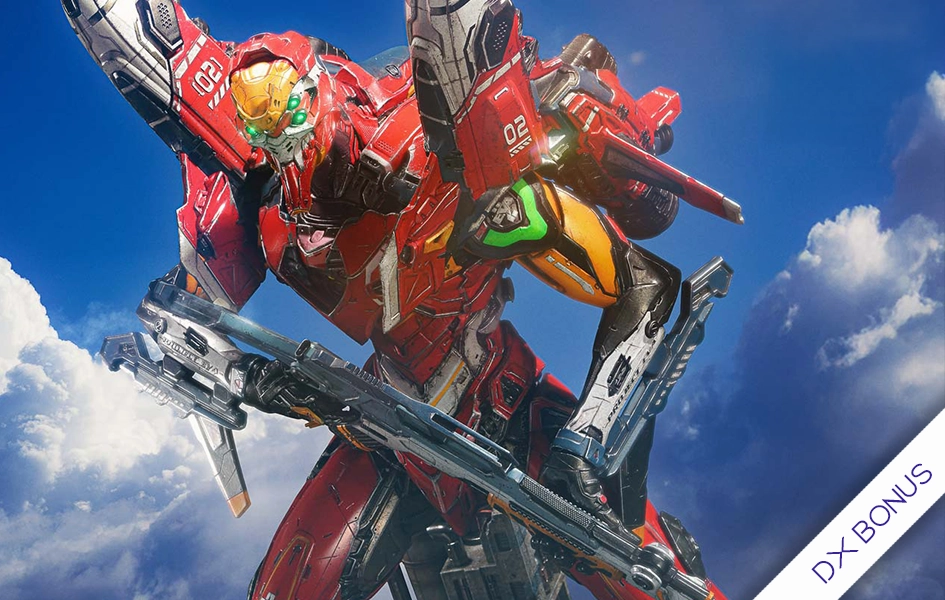 Race Car Driver Celebrity endorsed Evangelion - Production Model-02 (Deluxe Bonus) Statue