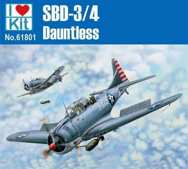 1:18 SBD-3/4 Dauntless Fighter Assembly Kit Equal Opportunity