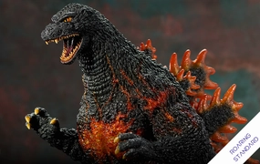 The Legacy Series: Tanaka Kenichi Modeling Collection - Godzilla 1995 (Standard Roaring) Statue Silver Coated Community Member