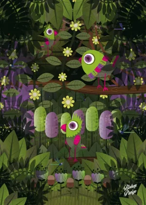 Promenons nous dans les bois Wall Mounted Designer Item