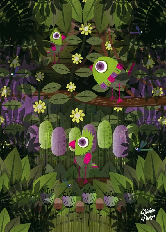 Promenons nous dans les bois Wall Mounted Designer Item