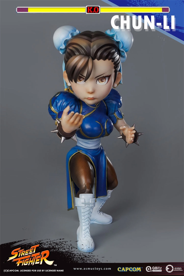 No Damage QBitz Street Fighter Series Chun-Li Soft Vinyl Action Figure