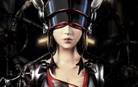 Qin Hongshang Life-Size Bust Gaming Hero Hero Replica