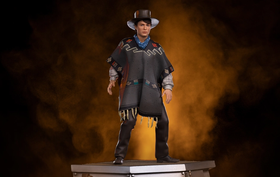 Action figure Kids Room Back to the Future Part III - Marty McFly Art Scale 1/10