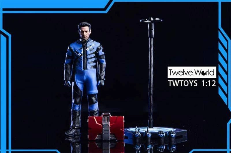 Fighting Tournament Grand Master 1:12 Tony Stark Mark V Mk5 Racing Suit Action Figure