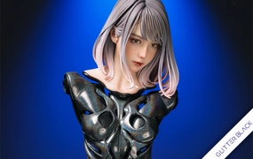 Weapon Prop Black Label Collection - Android HB 01 (Glitter Black) Statue