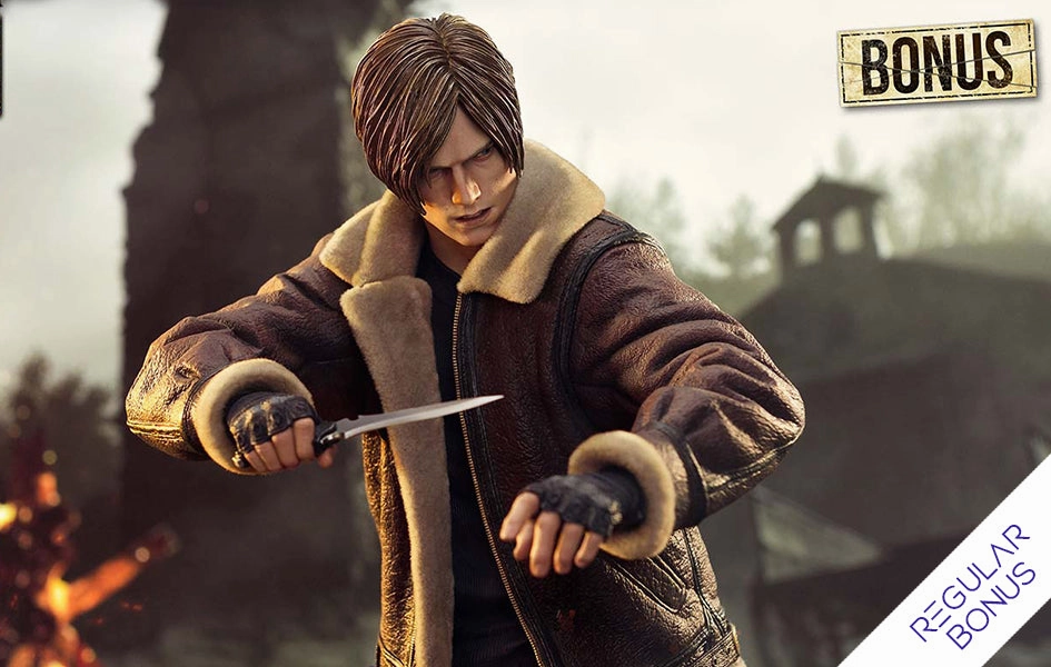 Fantasy Vehicle Resident Evil 4 - Leon S. Kennedy (Bonus) 1/4 Scale Statue