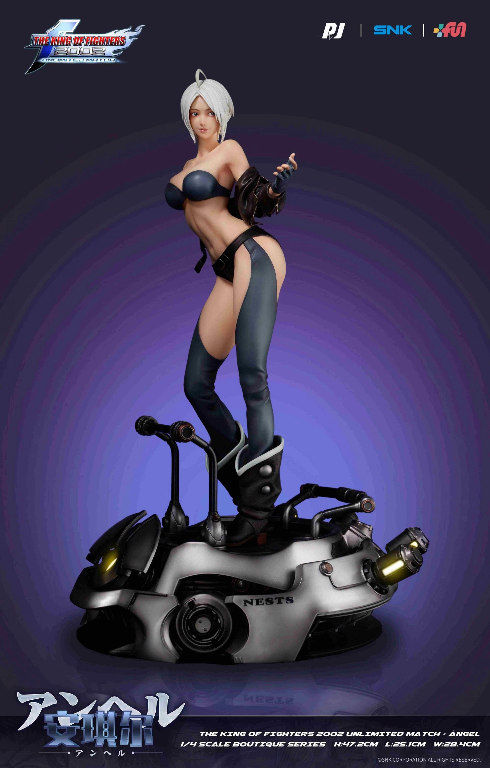 DIY Model King of Fighters 2002 Unlimited Match - Angel 1/4 Scale Statue