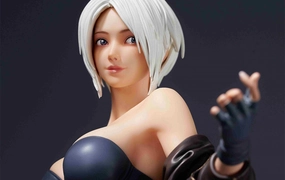 Dorm Room Movie Merch King of Fighters 2002 Unlimited Match - Angel 1/4 Scale Statue