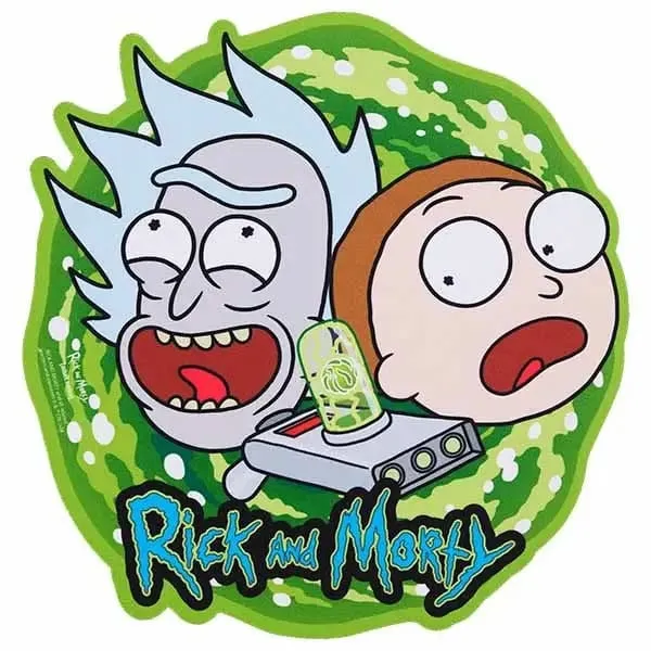 Abstract Form Bathroom Accent Rick & Morty Musmatta 30x30 cm
