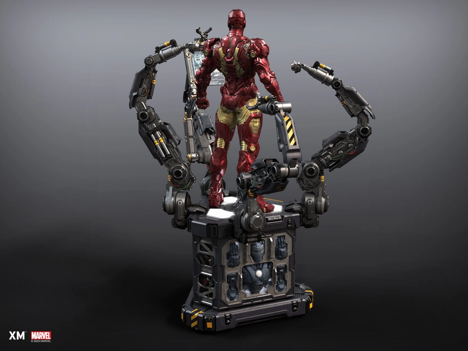 Secret Figure Anime Toy Iron Man - Suit Up (Ver. B) 1/4 Scale Statue