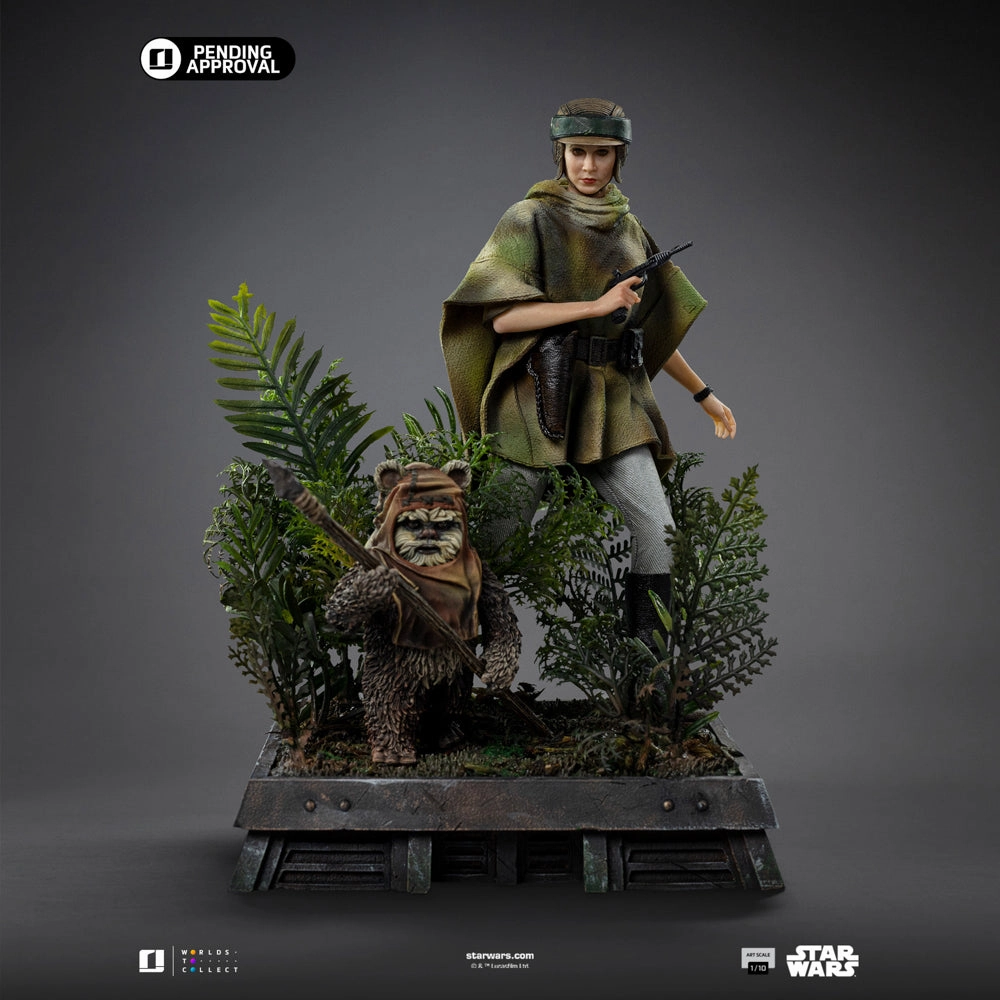 Star Wars: Return of the Jedi - Leia & Wicket Art Scale 1/10 Anime Statue