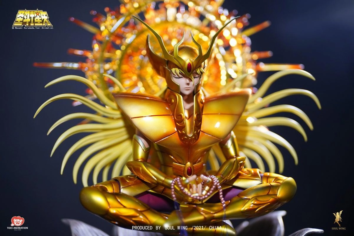 Saint Seiya - Gold Myth Cloth - Virgo Shaka Regular Version 1/4 Scale Statue Pewter Figure Cartoon Character