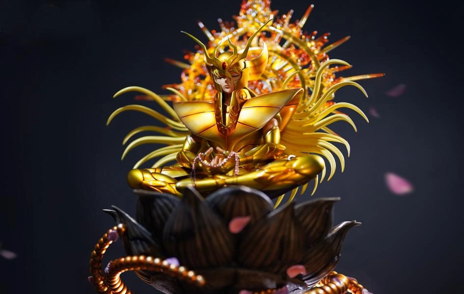 Saint Seiya - Gold Myth Cloth - Virgo Shaka Regular Version 1/4 Scale Statue PC Game Action Model