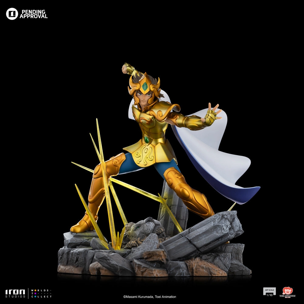 Saint Seiya - Leo Aiolia Art Scale 1/10 Abstract Form Modern Technique
