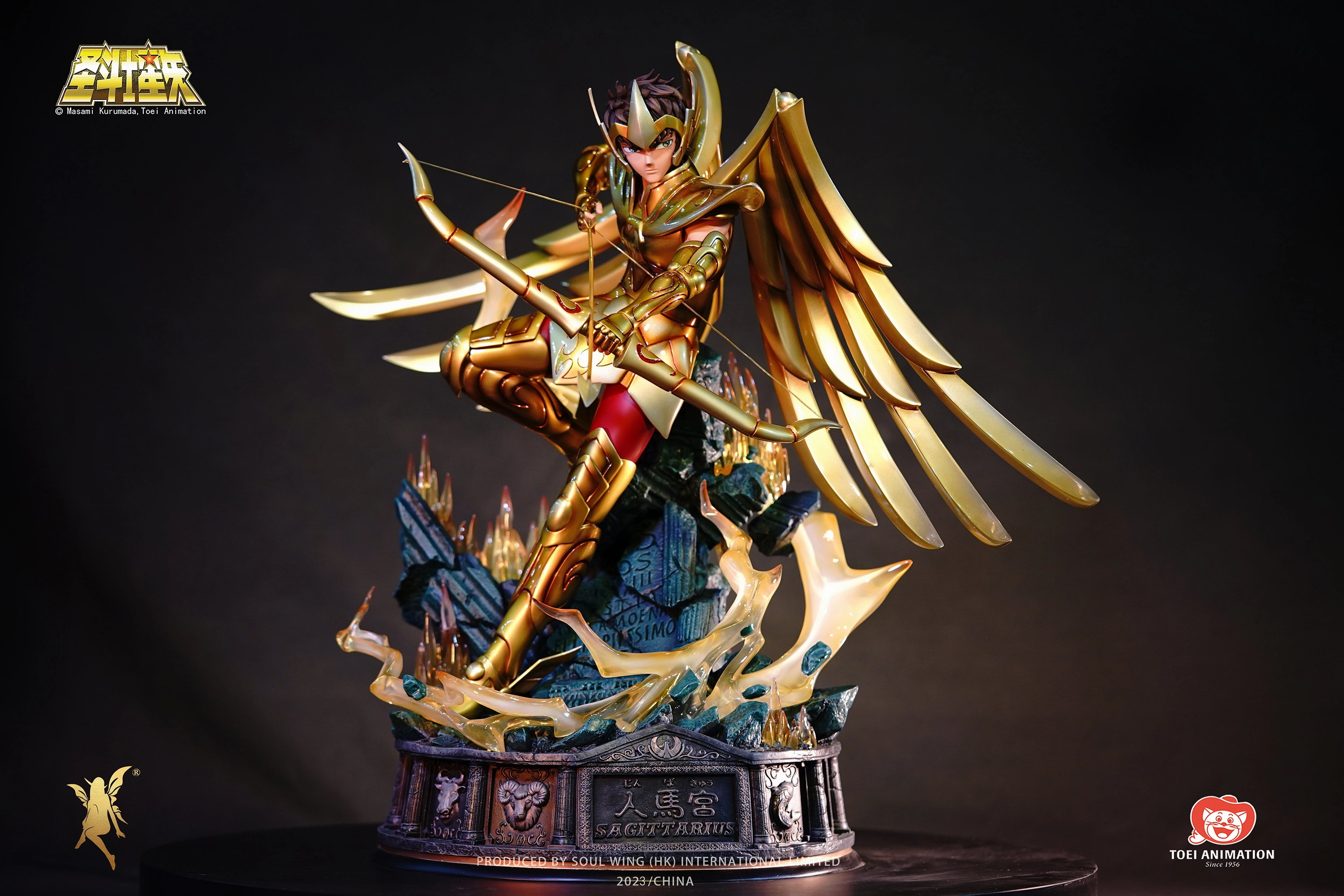 Saint Seiya - Sagittarius Aiolos 1/4 Scale Statue Valentine Gift hand crafted