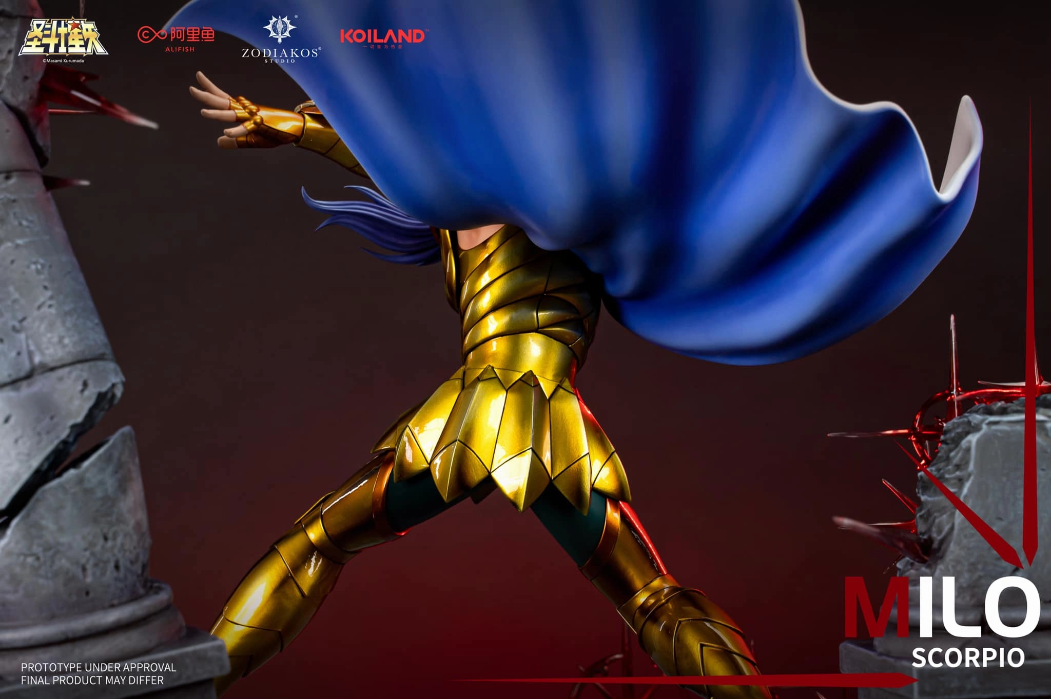 Console Game Metaverse Asset Saint Seiya - Scorpio Milo 1/6 Scale Statue