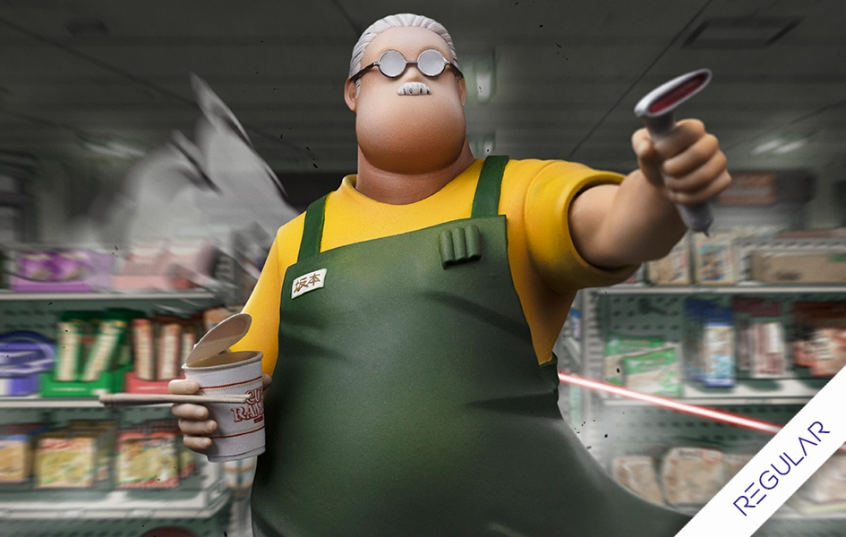 Valentine Gift Amphibian Statue Sakamoto Days - Taro Sakamoto Art Scale 1/10