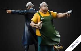 Mini Collectible Science fiction Sakamoto Days - Taro Sakamoto Deluxe Art Scale 1/10