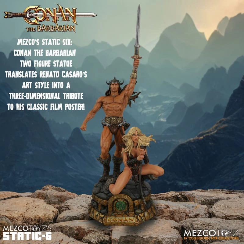 Conan the Barbarian - Conan and Valeria - Static Six - 1/6 Scale Statue Wedding Topper Underground Scene
