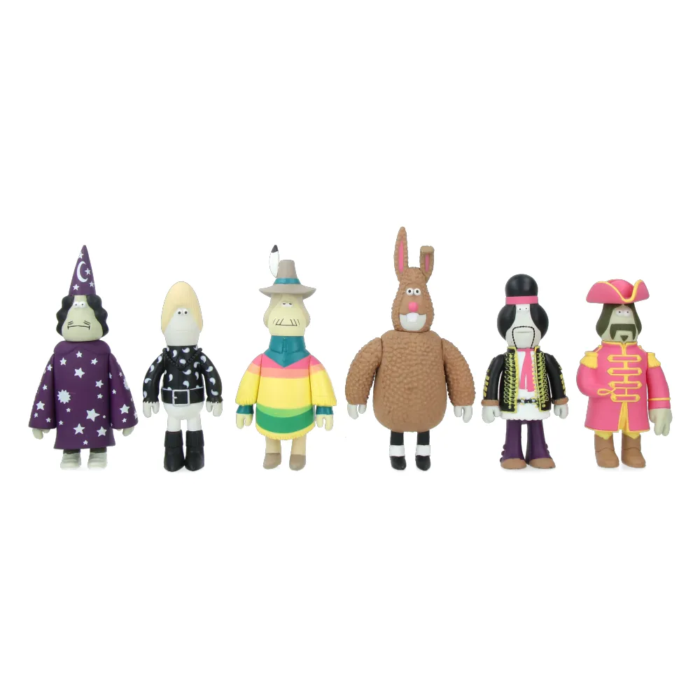 Hero Figure James Jarvis In-Crowd Major Moultys Amazing Magical Plastic Band (set - 6 pcs)