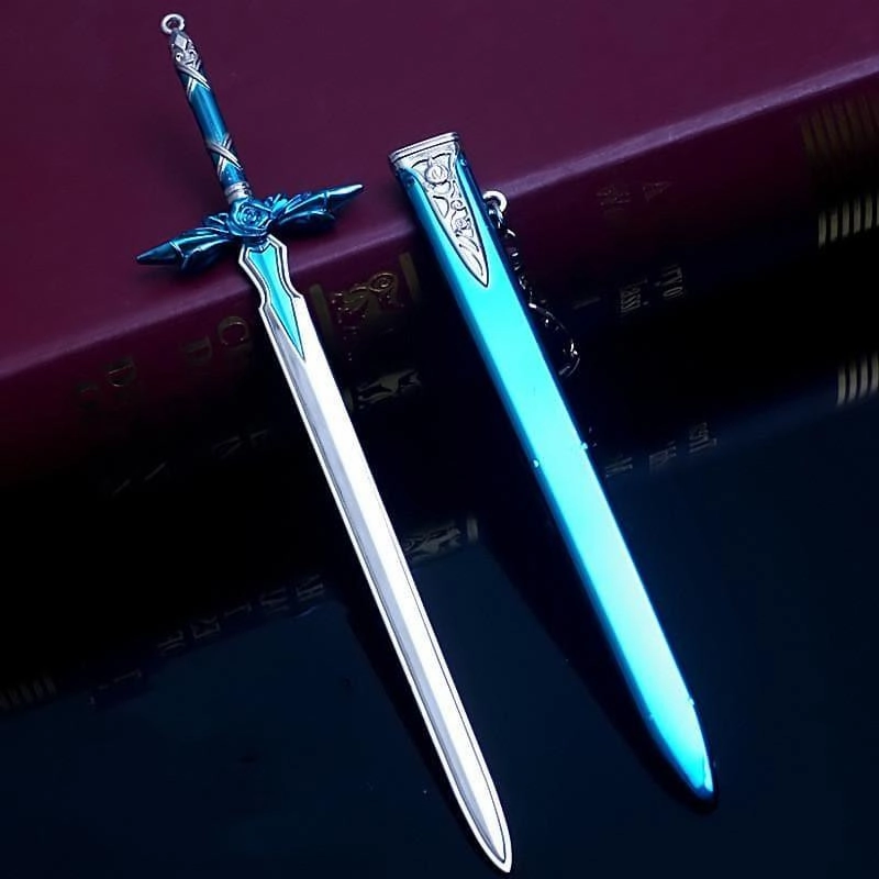 Eugeo Blue Rose Metal Sword Replica Unlimited Vacation