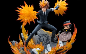 Hitman Reborn - Tsuna, Reborn, and Natsu 1/6 Scale Statue Villain Figure