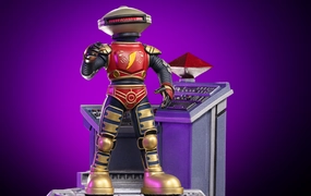 Study room Mini Collectible Mighty Morphin Power Rangers - Alpha 5 Deluxe Art Scale 1/10