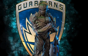 Film Prop Guardians of the Galaxy Vol. 3 - Groot Art Scale 1/10