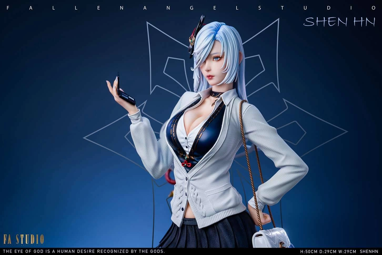 Superhero Pose Porcelain Doll Shenhe (Regular Version) 1/4 Scale Statue