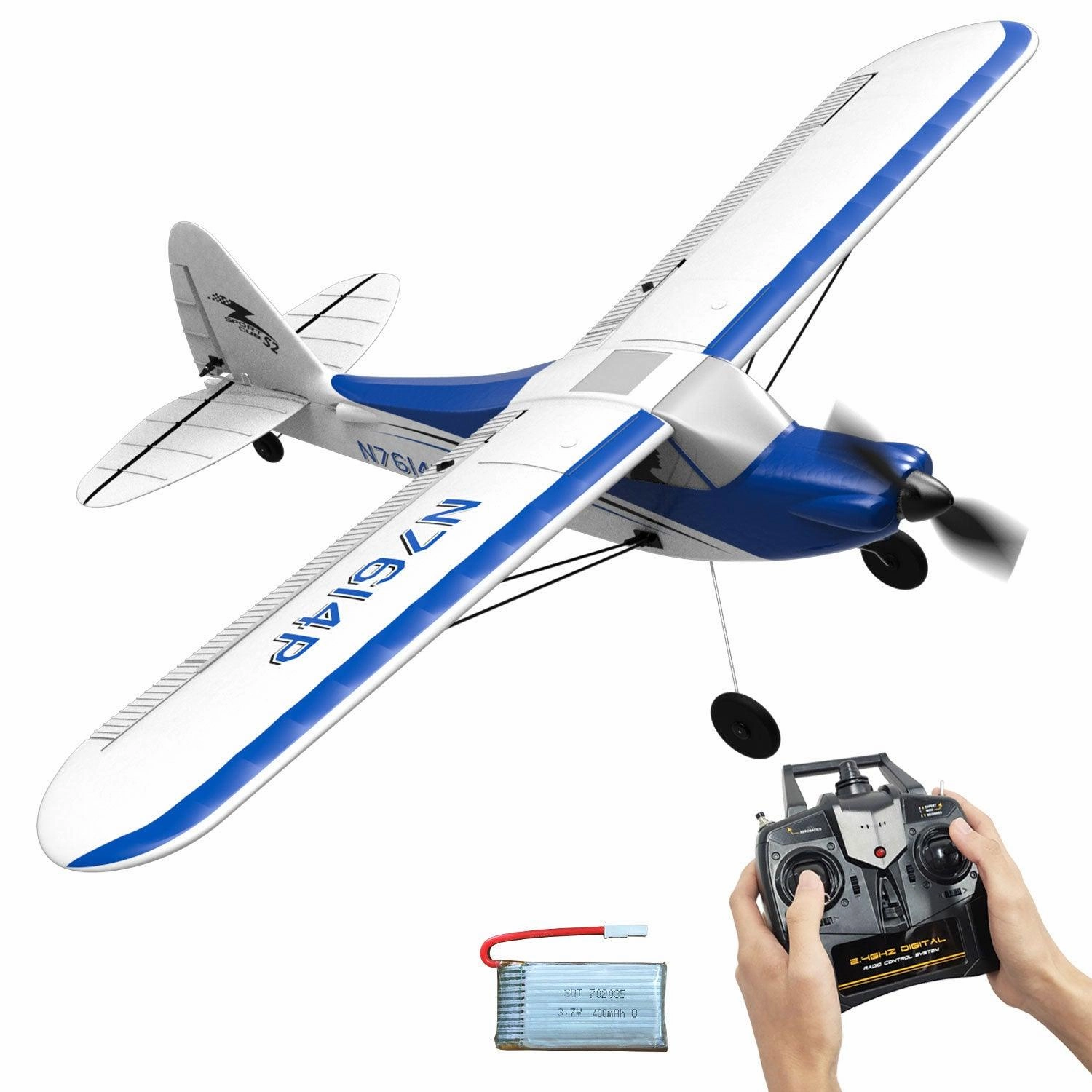 N7614P Sport Cub 500 RC Remote Control Plane Pupil Rank Therapeutic Application