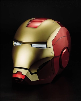 Scarcely Uncommon Epic Journey 1:1 Iron Man Mark VII Mk7 Head Mask Helmet Base Speaker
