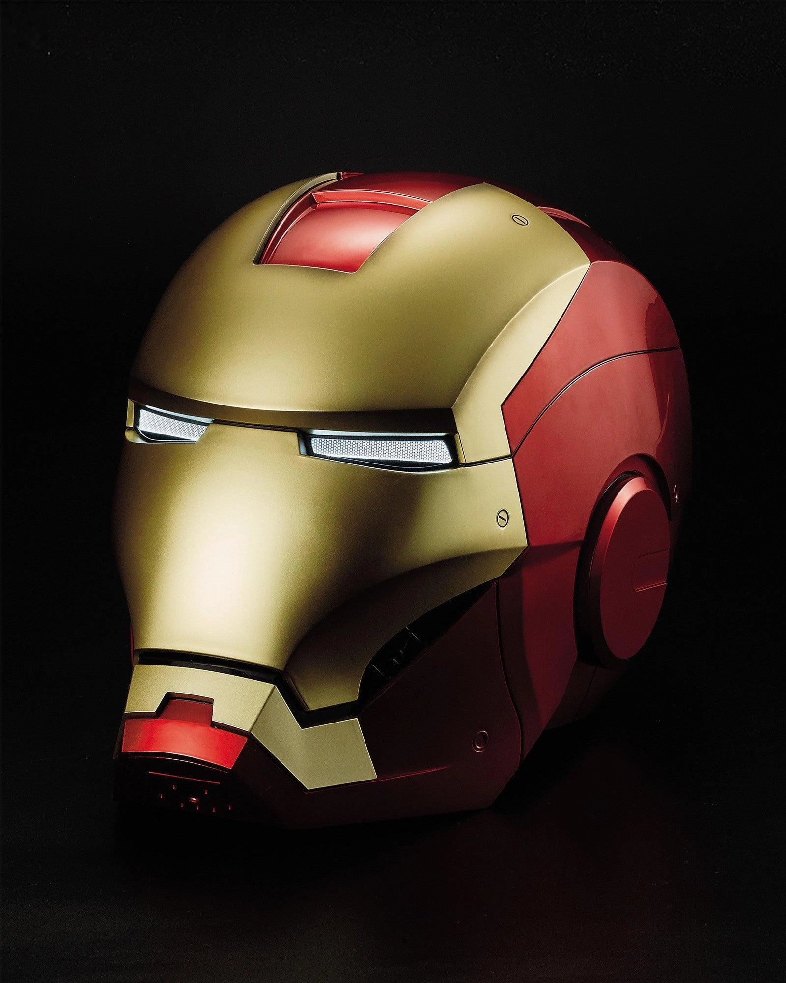 Scarcely Uncommon Epic Journey 1:1 Iron Man Mark VII Mk7 Head Mask Helmet Base Speaker