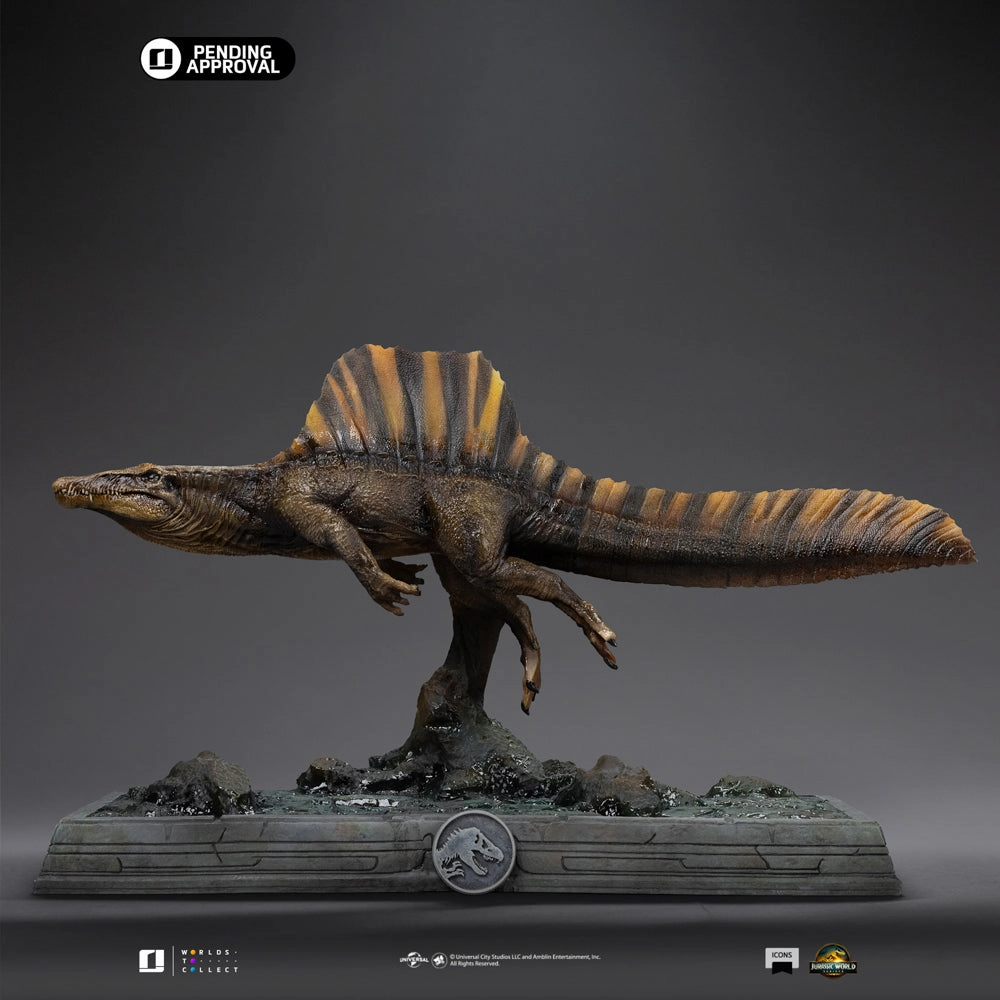 Jurassic World: Rebirth - Spinosaurus Icons Statue Posable Model Celebrity Likeness