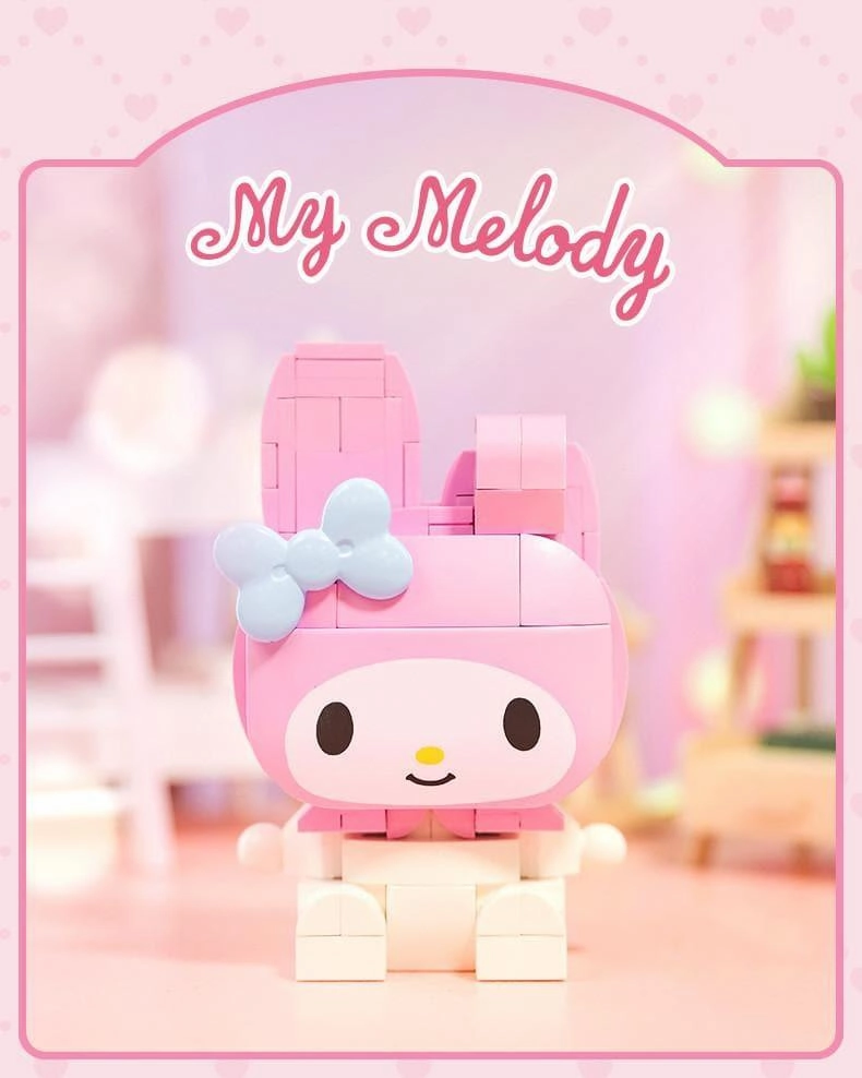 Unison Attack Expert Insight My Melody Kuppy Mini Building Blocks Set