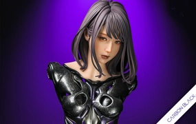 Black Label Collection - Android HB 01 (Carbon Black) Statue Learning Tool