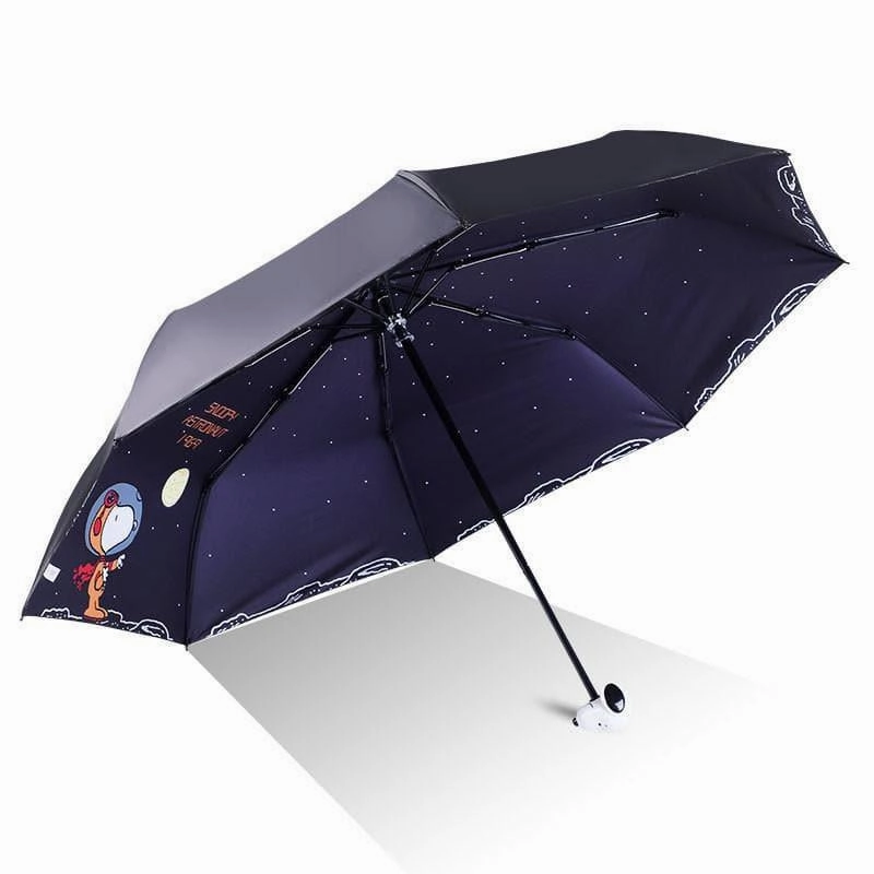 Snoopy Figure Grip Folding Umbrella Cross Generation