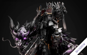 Transformers - Optimus Prime - Azure Dragon (Shadow) 1/10 Scale Statue Hobby Kit