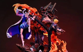 One Piece - Sanji vs Mr.2 (Bon-Clay) 1/6 Scale Statue Sports Figure Biology Model